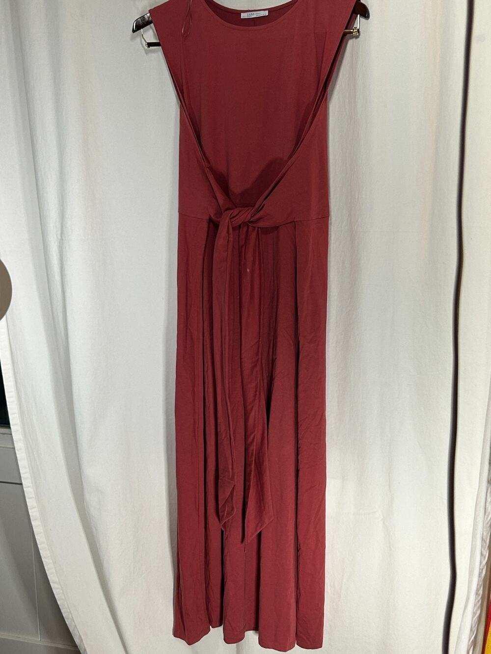zara sleveless long dress boho strap Size M